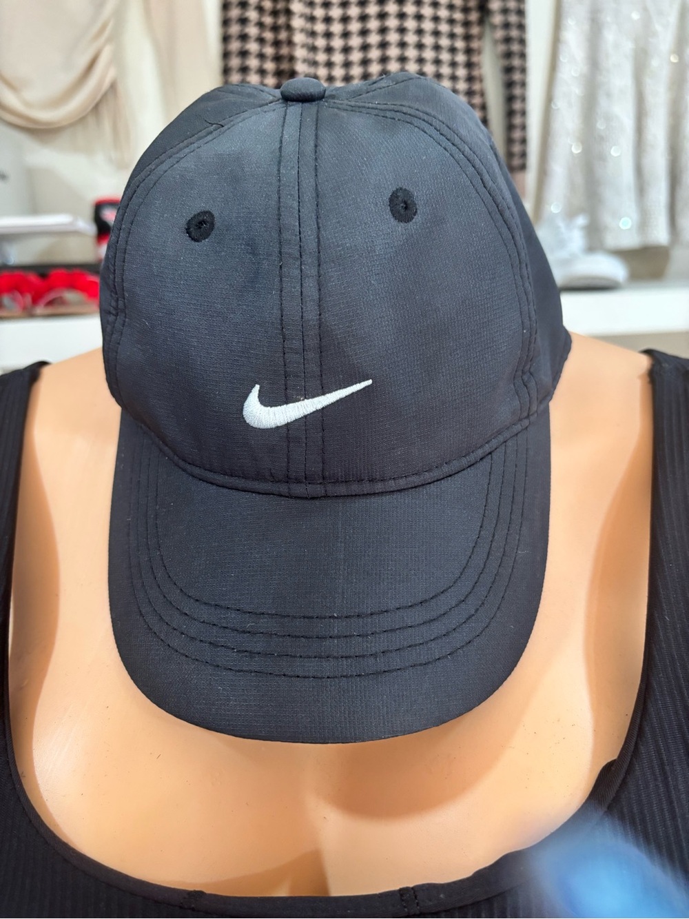 Nike Black Dri-FIT Toddler Cap with White Logo